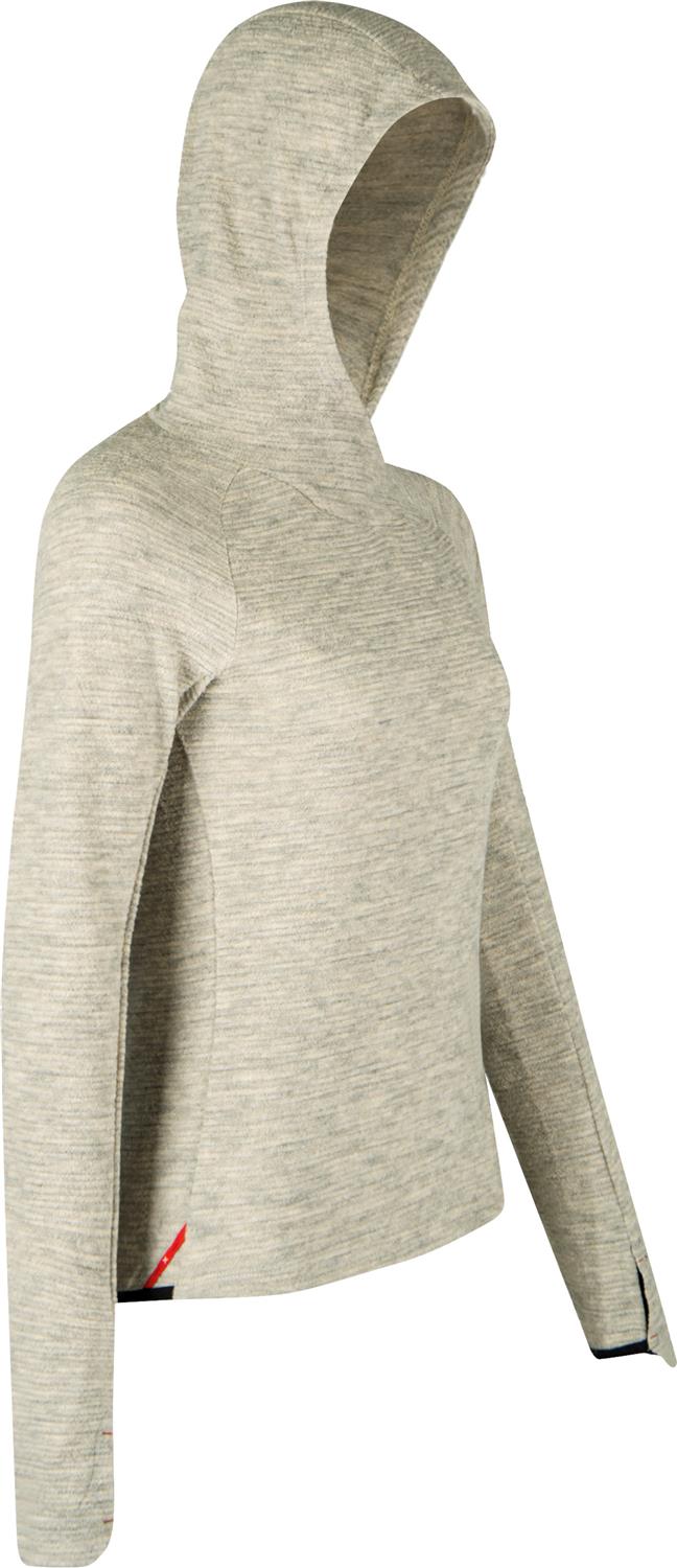 Montura - VERSANTE MERINO HOOD.L/S TEE W — OXFORD TAN — Immagine 2