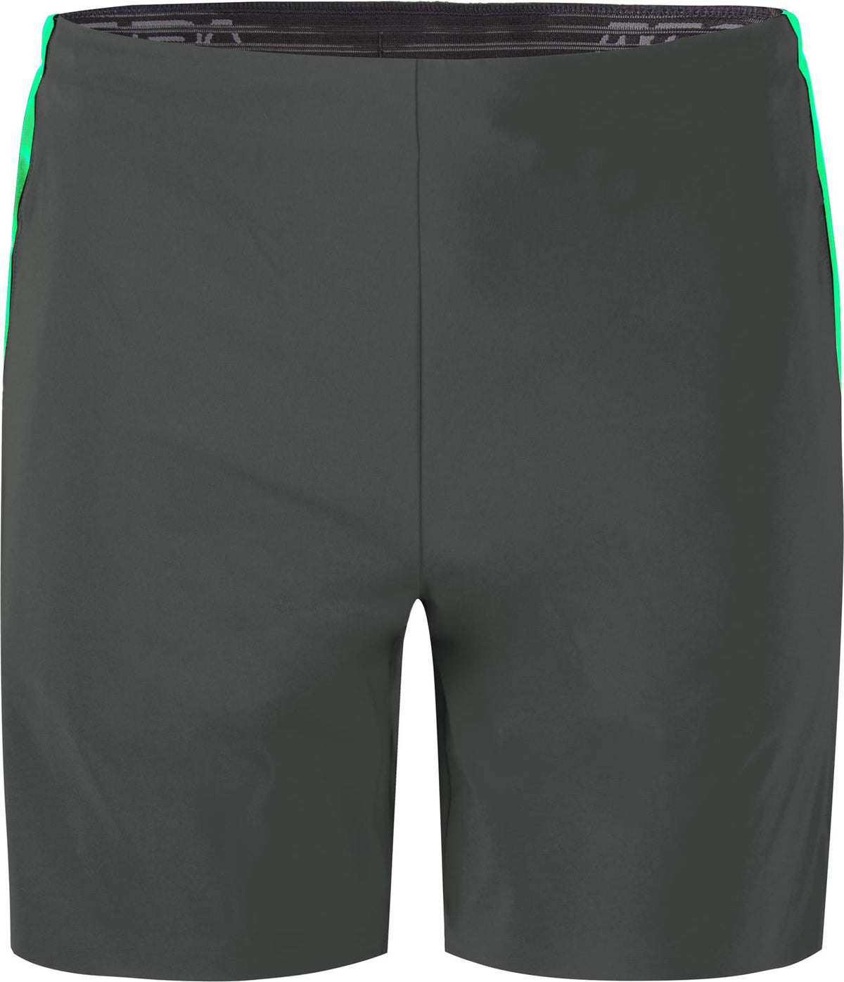 Montura - SYNTH SHORTS — ANTRACITE/VIBE GREEN — Vista frontale 1