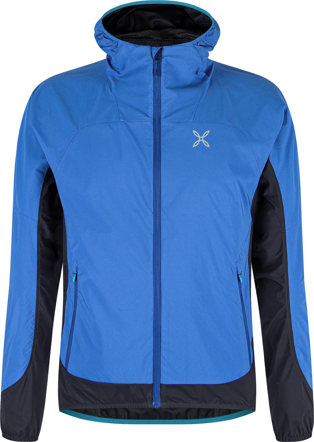Montura - RISE OCTA HOODED JACKET — B.BLUE/MARINE — Vista frontale 1
