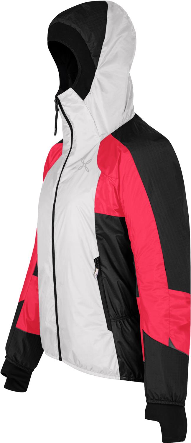 Montura - SKISKY EVO HOODED JACKET WOMAN — QUIET GREY/ROSA SUGAR — Immagine 2