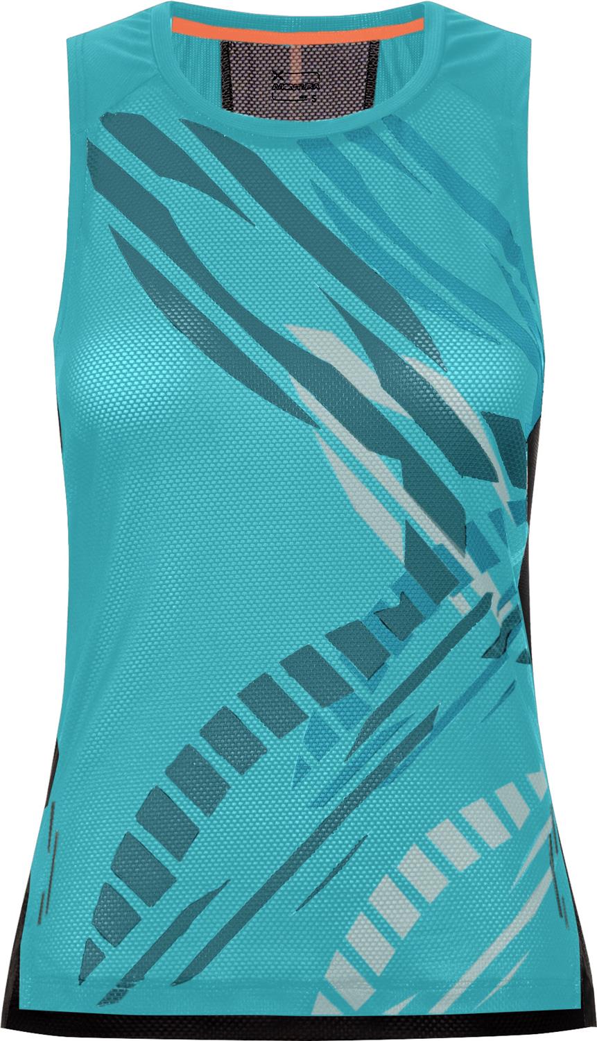 Montura - SHADOW GRAPHIC CANOTTA WOMAN — TURQUOISE — Vista frontale 1