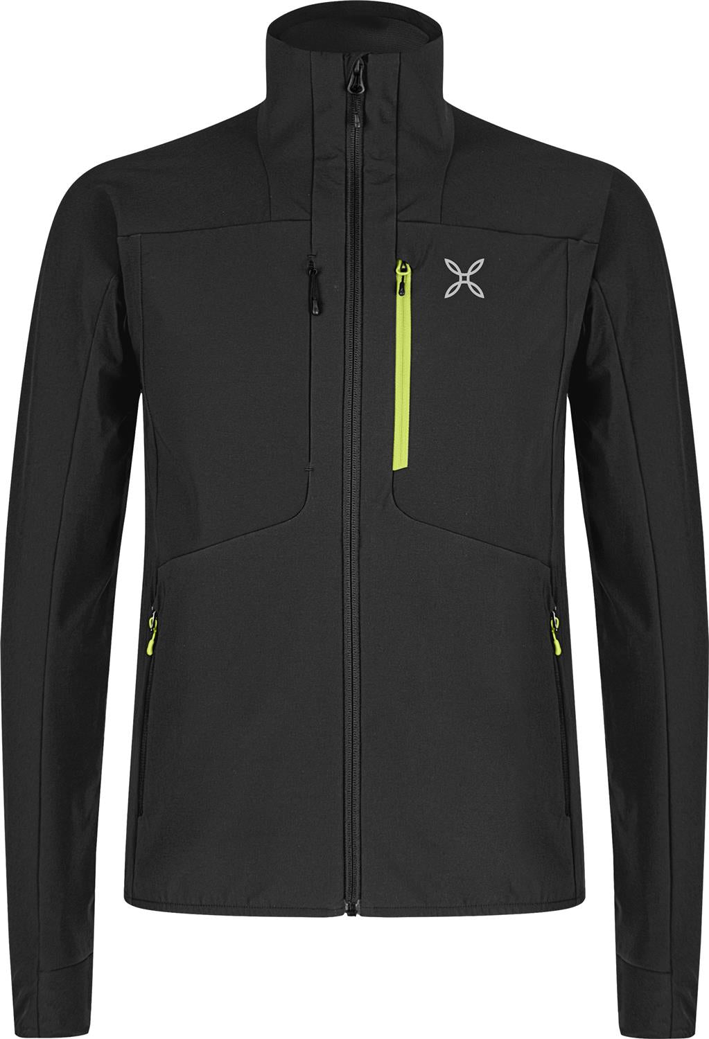 Montura - SPEED STYLE 2 JACKET — BLACK/SUNNY LIME — Vista frontale 1