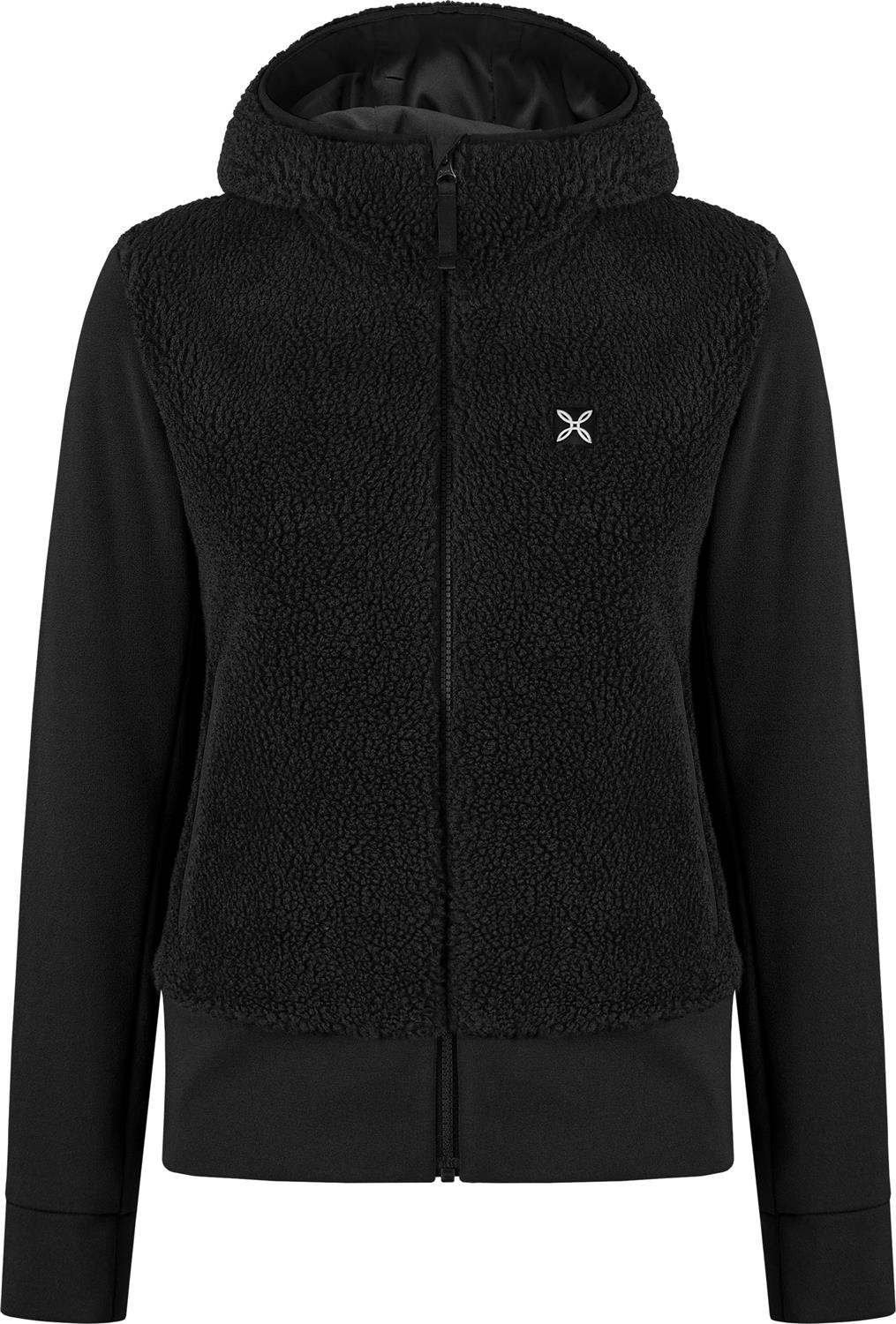 Montura - SHERPA MIX JACKET WOMAN — BLACK — Vista frontale 1
