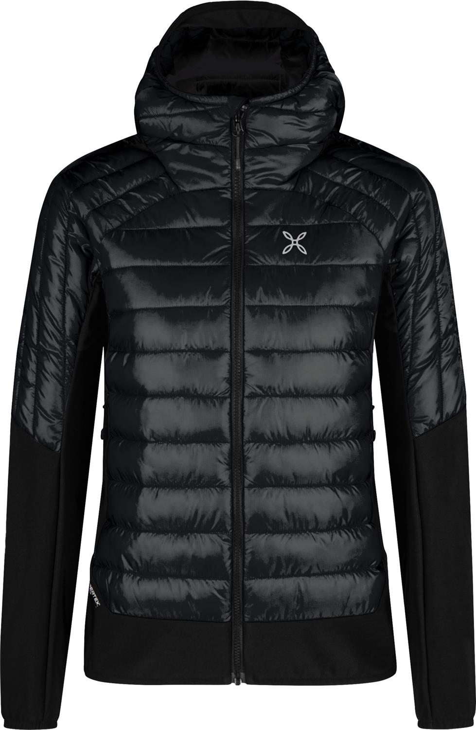 Montura - PEAK HYBRID HOODED JACKET WOM. — BLACK — Vista frontale 1