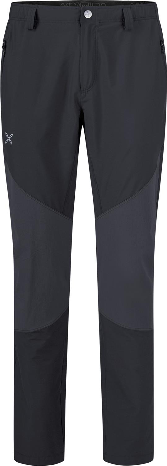Montura - MOUNTAIN TREK PANTS — BLACK — Vista frontale 1