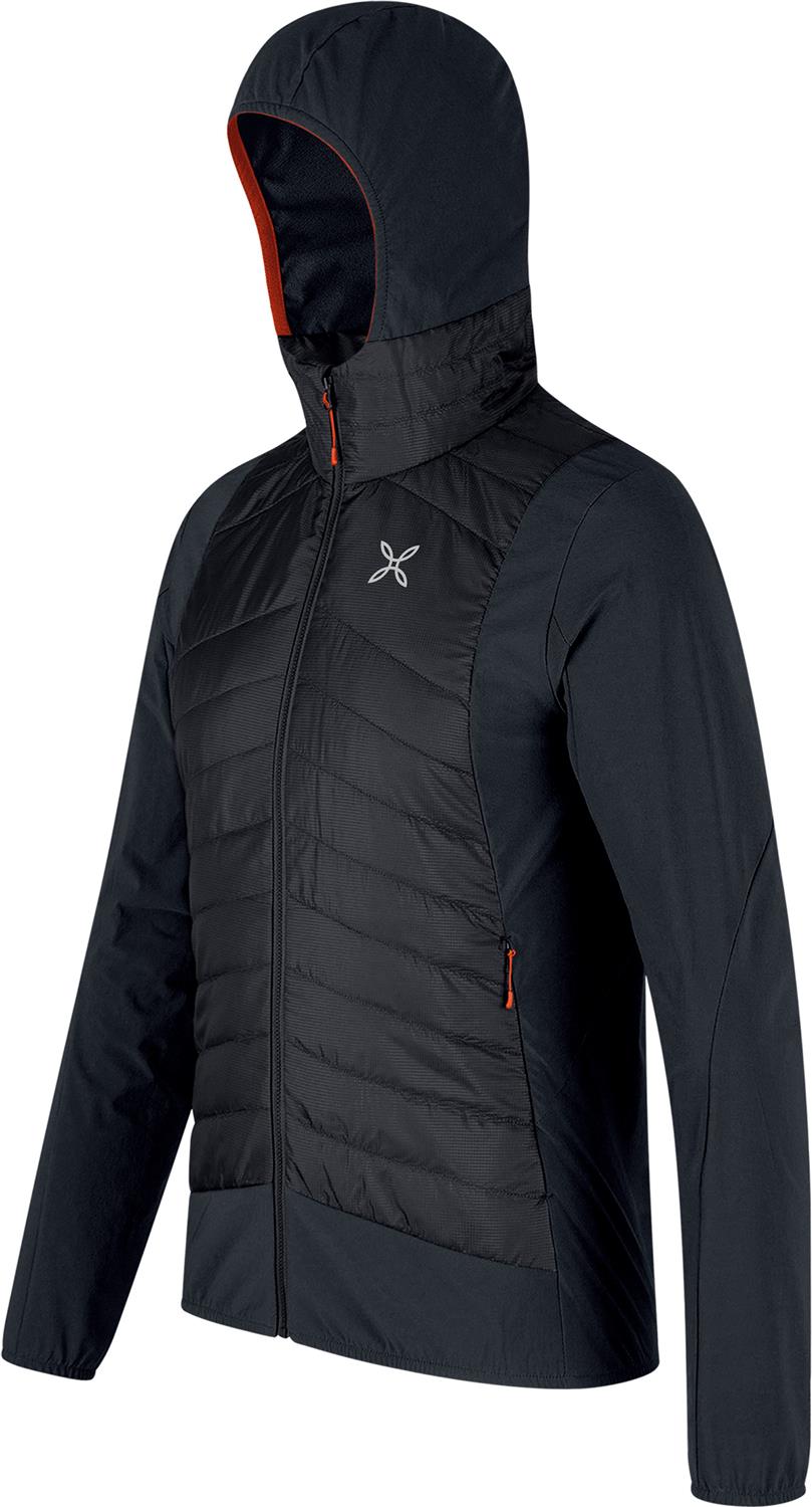 Montura - TRACE HYBRID JACKET — ANTRACITE/ORANGE — Immagine 2