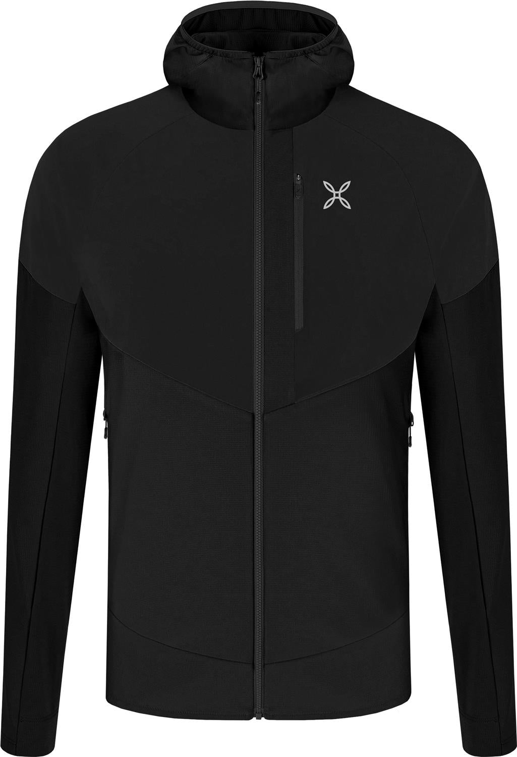 Montura - SPITZE WF HOODED MAGLIA — BLACK — Vista frontale 1