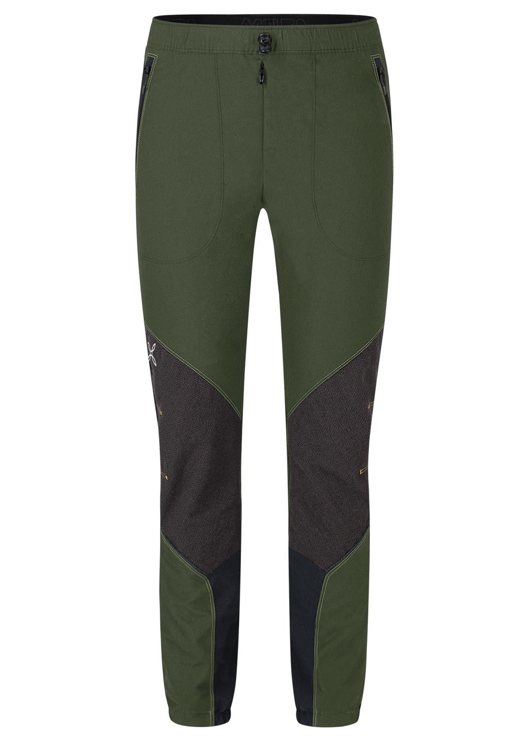 Montura - VERTIGO -7 CM PANTS — VERDE SALVIA — Vista frontale 1