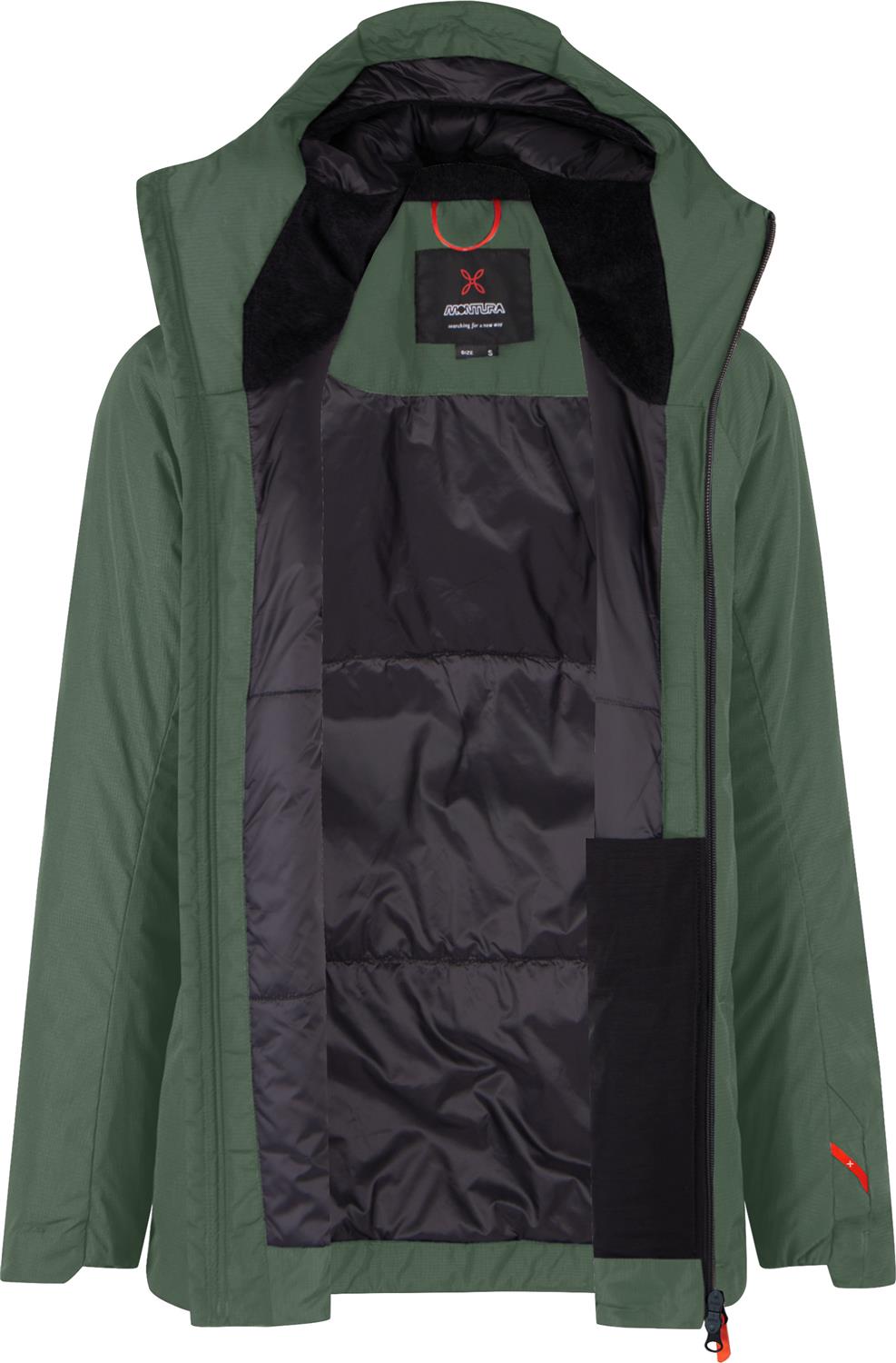 Montura - VERSANTE COMF. HOODED JKT WOM. — VERDE SALVIA — Immagine 4