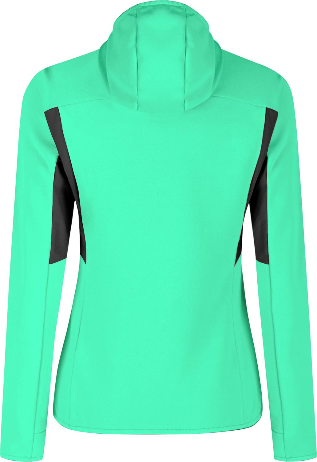 Montura - SMOOTH 2 HOODED MAGLIA WOMAN — BRIGHT TEAL — Vista posteriore 3