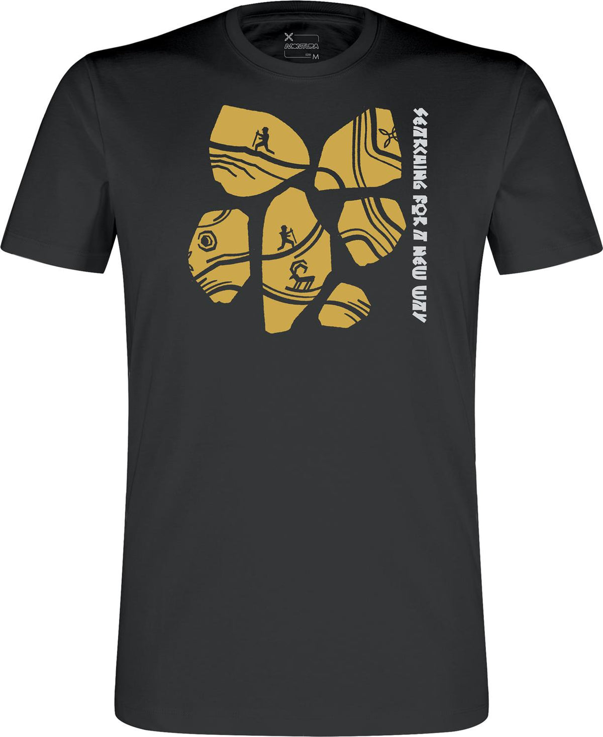 Montura - LIMESTONE T-SHIRT — ARDESIA DELAVE' — Vista frontale 1