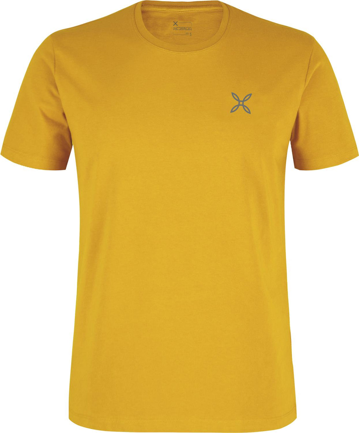 Montura - BASIC LOGO T-SHIRT — MUSTARD — Vista frontale 1