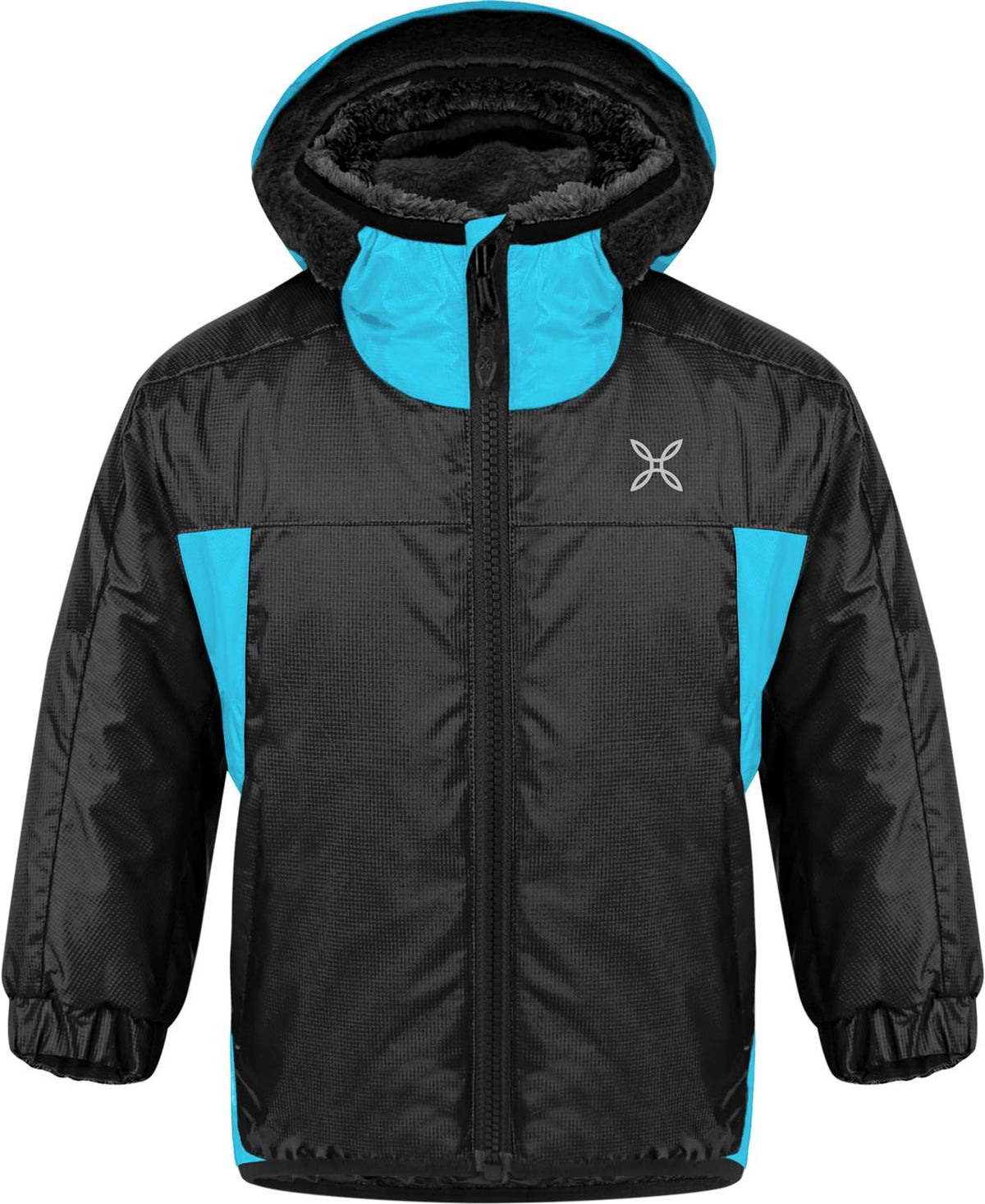 Montura - SNOW 2 JACKET BABY — BLACK/TURQUOISE — Vista frontale 1
