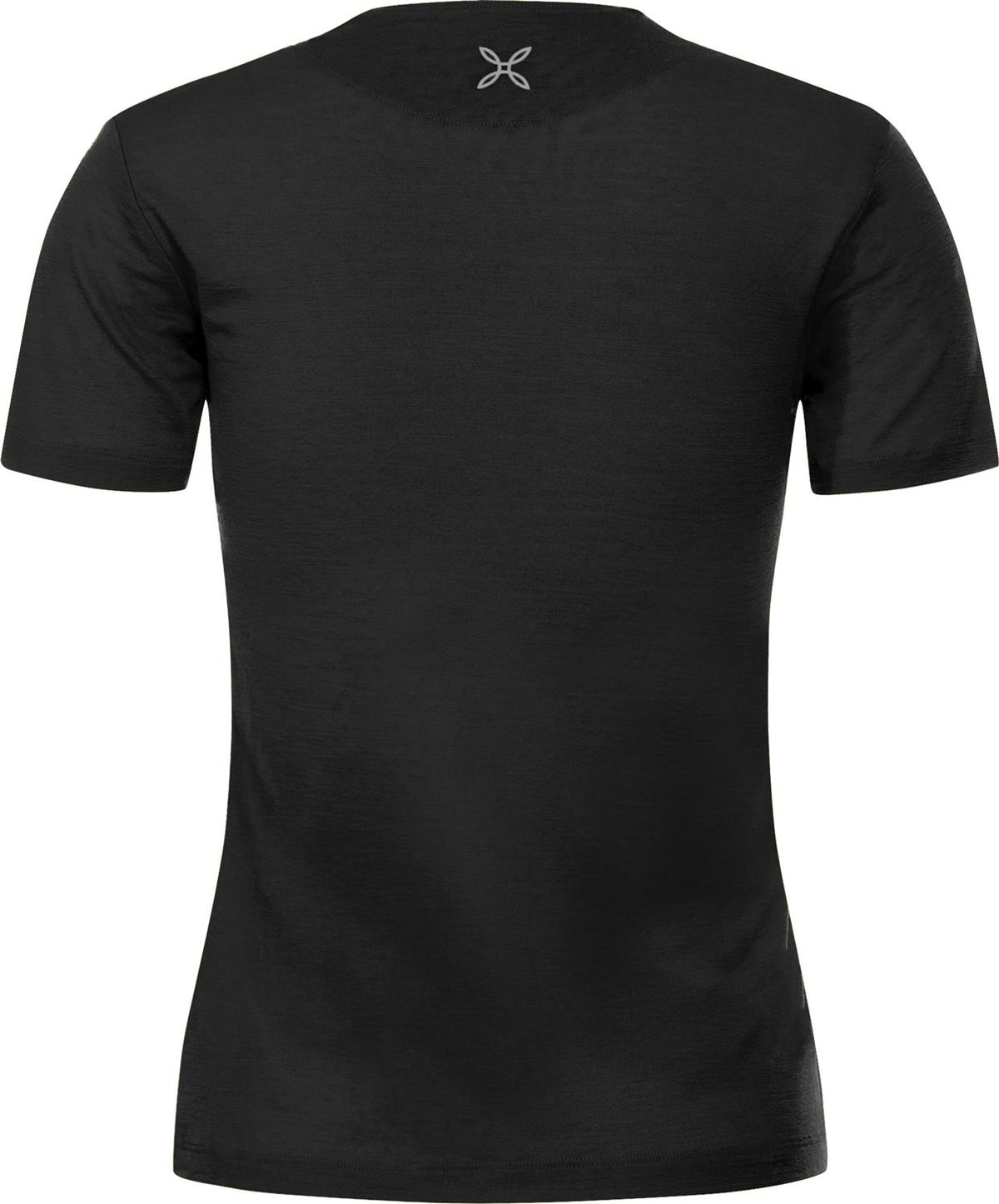 Montura - LOGO MERINO T-SHIRT WOMAN — BLACK — Vista posteriore 2