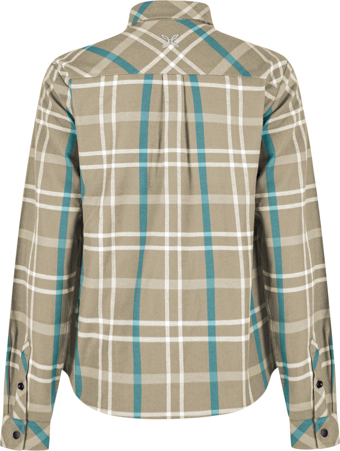 Montura - CHECK SHIRT WOMAN — DESERT BEIGE/CRYSTAL BLUE — Vista posteriore 2
