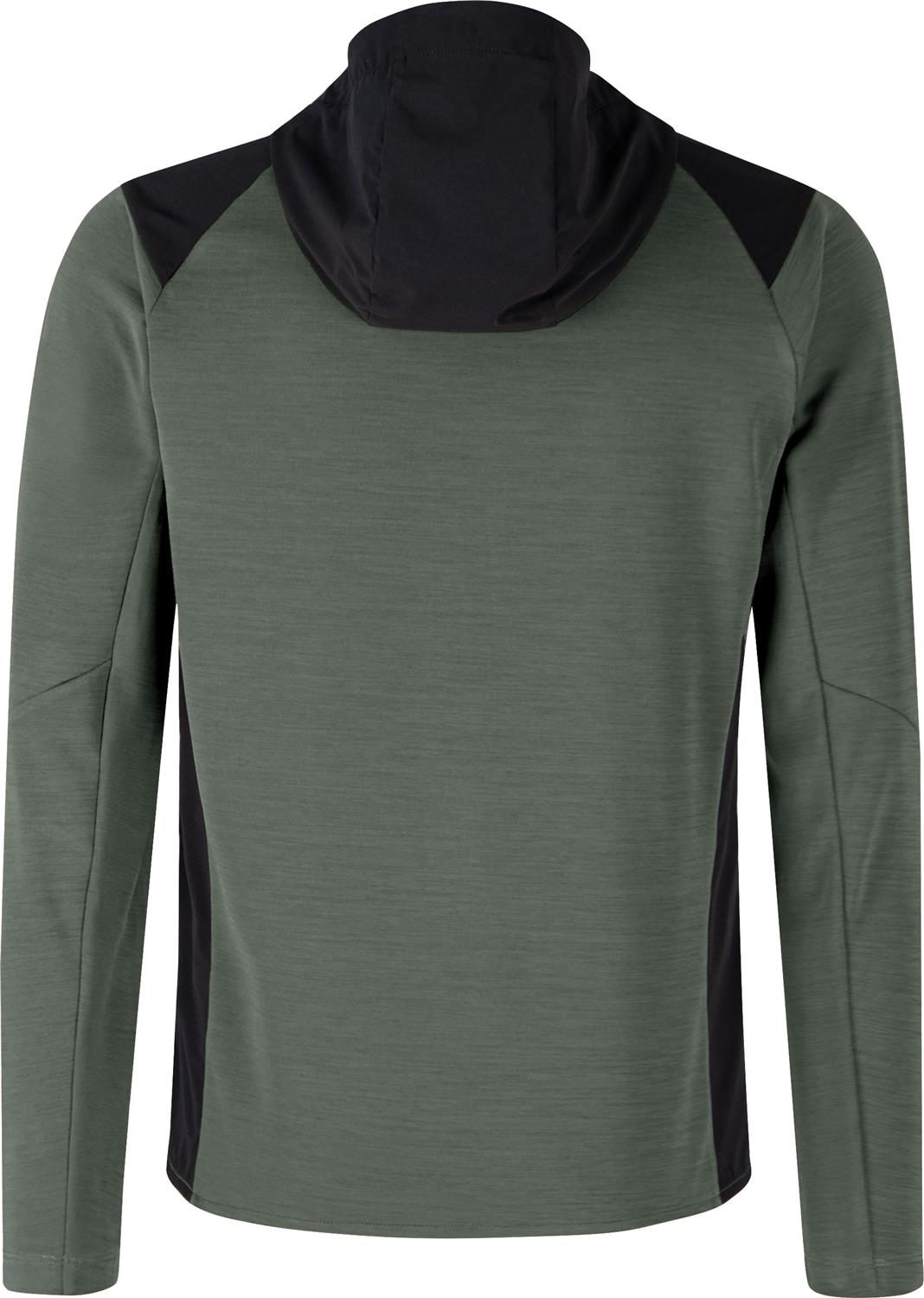 Montura - TIMELESS MIX HOODED MAGLIA — VERDE SALVIA — Vista posteriore 3