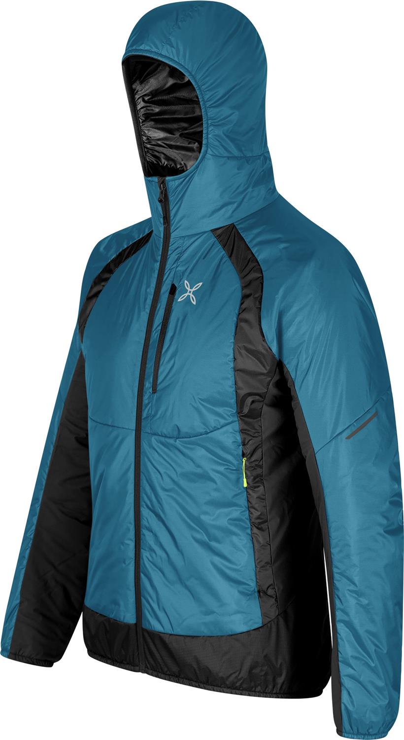 Montura - VULCAN 2.0 JACKET — STEEL BLUE/SUNNY LIME — Immagine 2