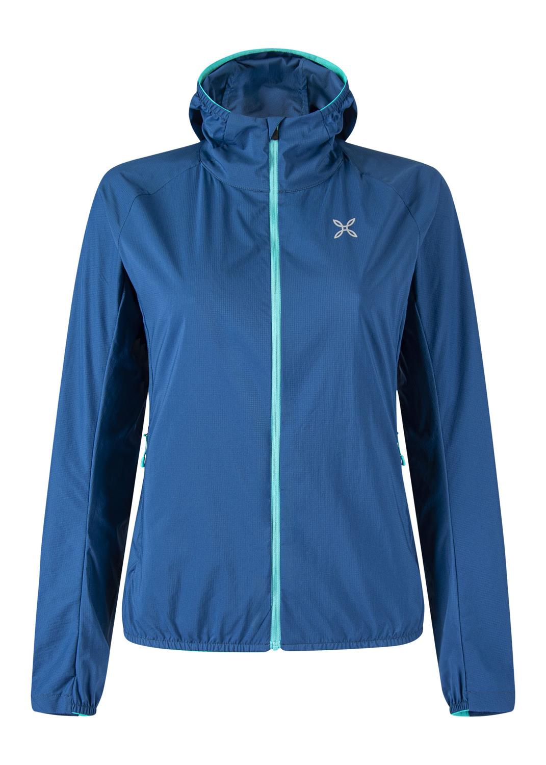 Montura - AIR TRAVEL JACKET WOMAN — DEEP BLUE/CARE BLUE — Vista frontale 1
