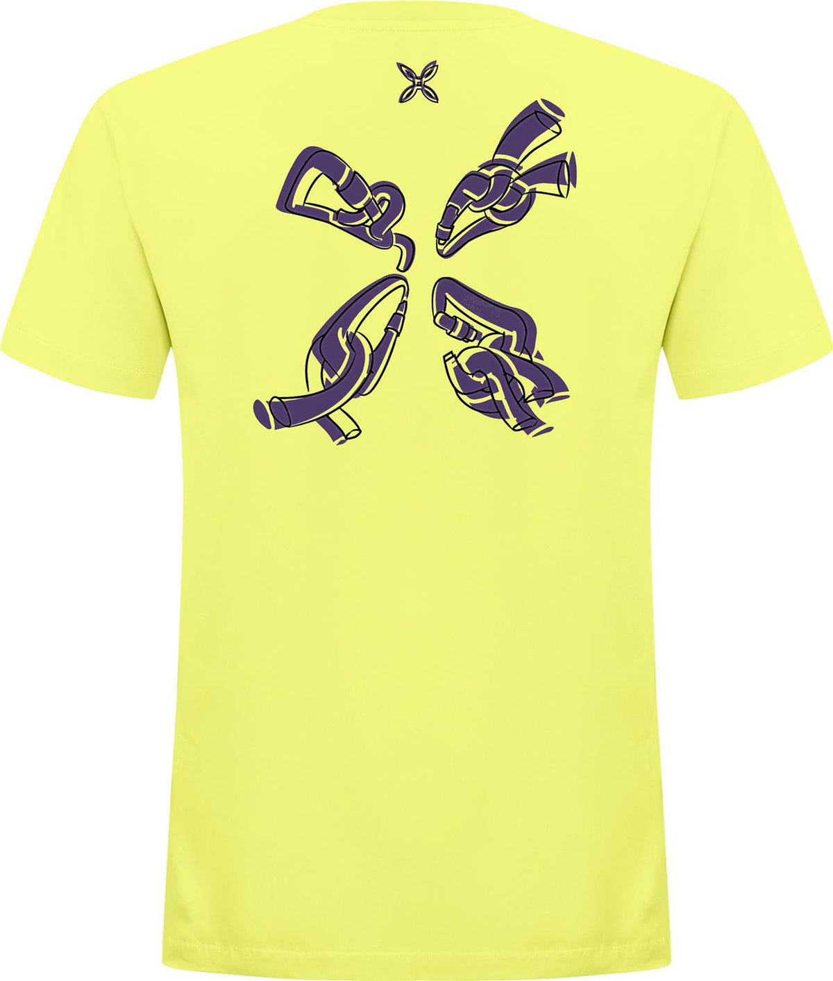 Montura - KNOTS T-SHIRT — SUNNY LIME — Vista posteriore 2