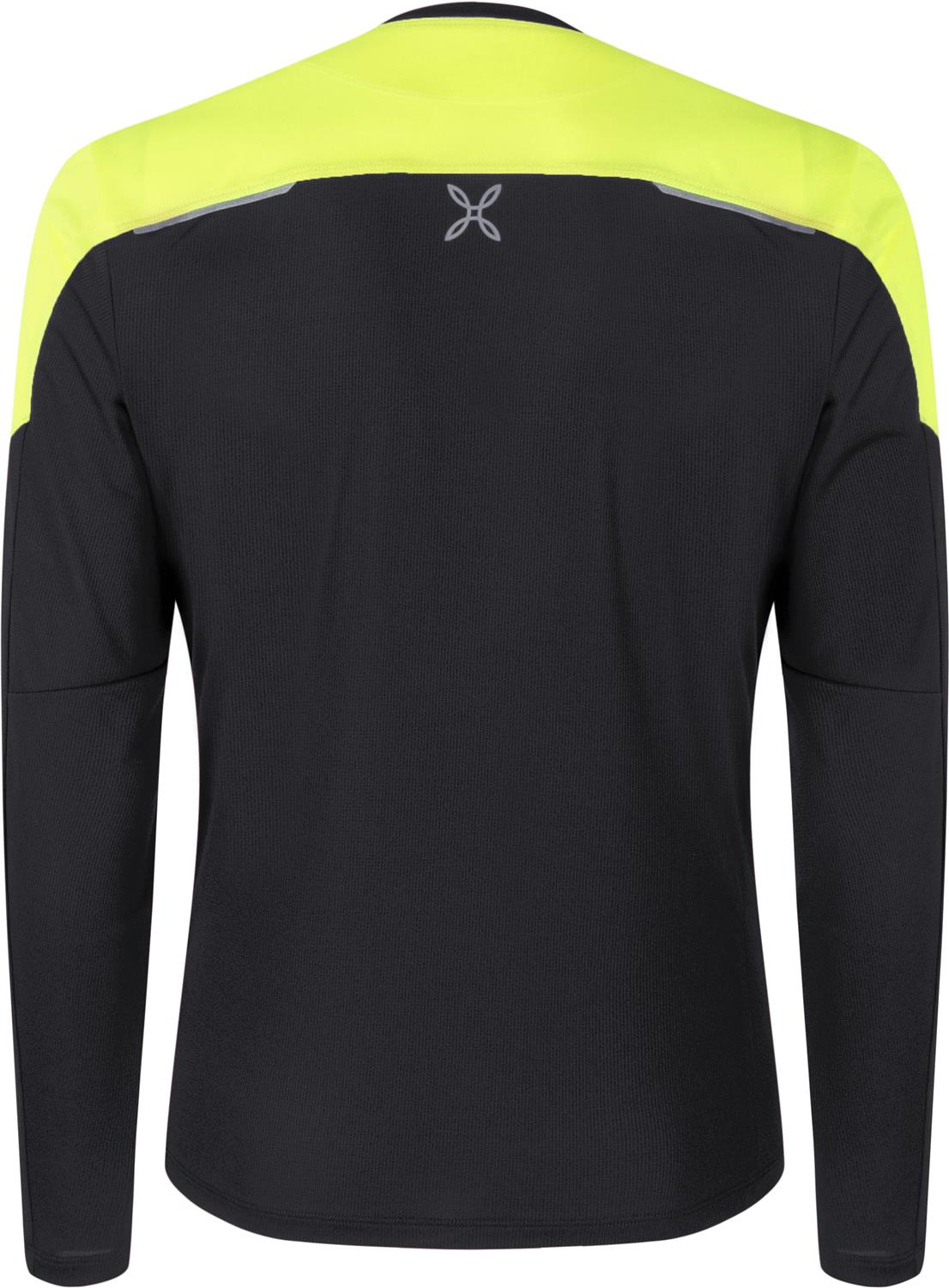 Montura - HIGH MAGLIA — BLACK/GIALLO FLUO — Vista posteriore 2