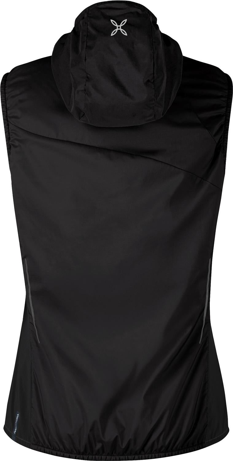 Montura - TRACCIA OCTA HOODED VEST WOMAN — BLACK — Vista posteriore 3