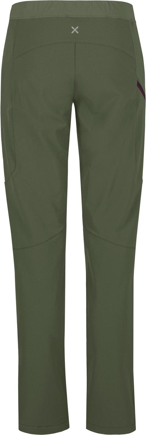 Montura - DOLOMITI 2 PANTS WOMAN — VERDE SALVIA/VINACCIA — Vista posteriore 3