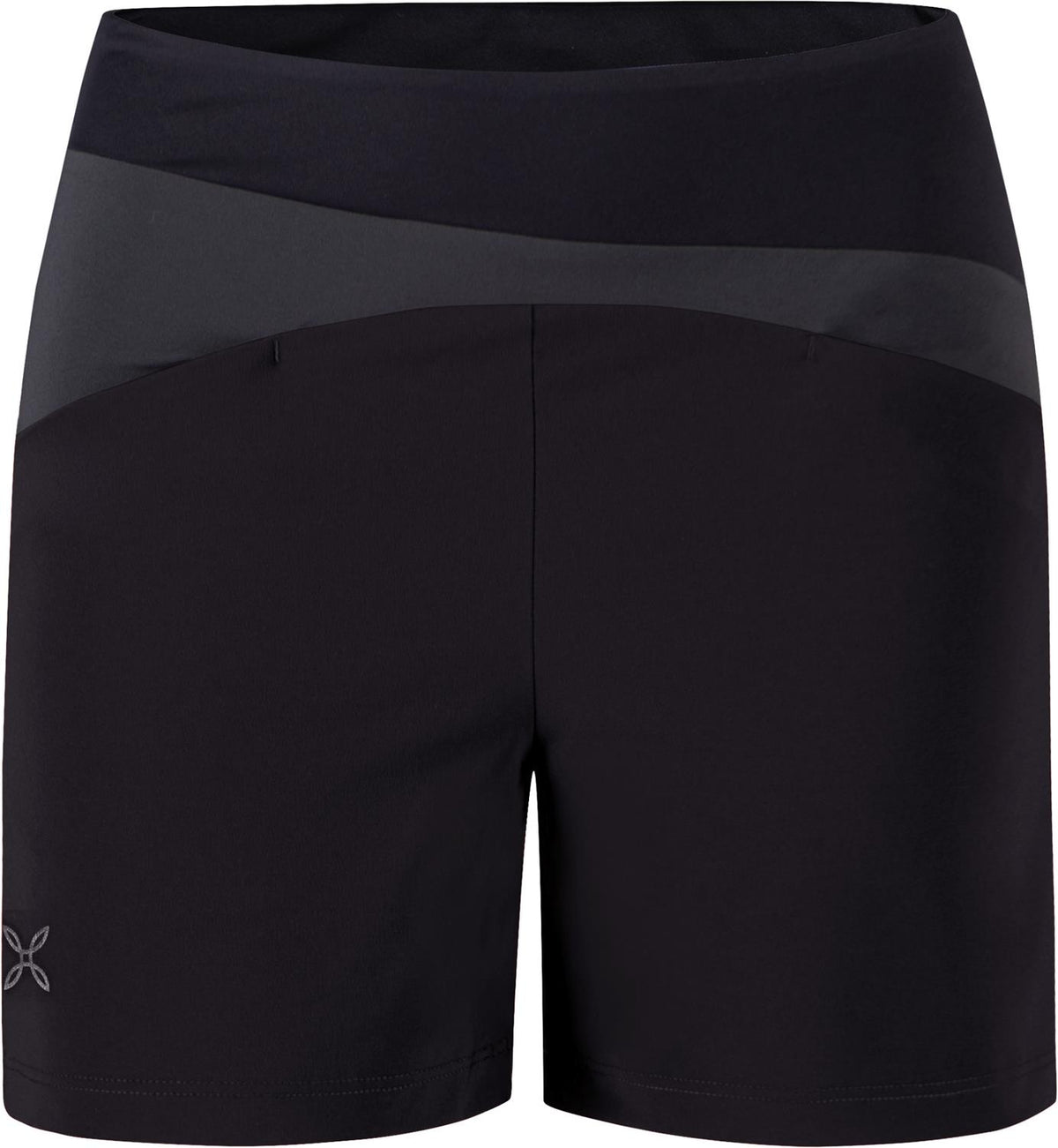 Montura - LOOM SHORTS WOMAN — BLACK/ANTRACITE — Vista frontale 1