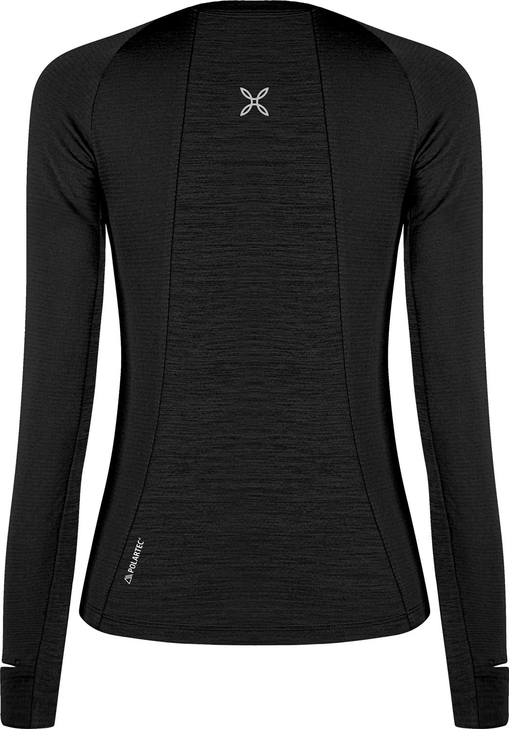 Montura - STRIDE POLARTEC L/S MAGLIA W. — BLACK — Vista posteriore 2