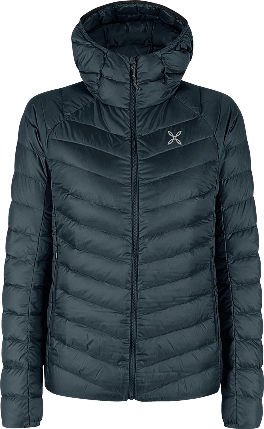 Montura - BREEZE HOODED DUVET JACKET WOM — BLUEBERRY — Vista frontale 1