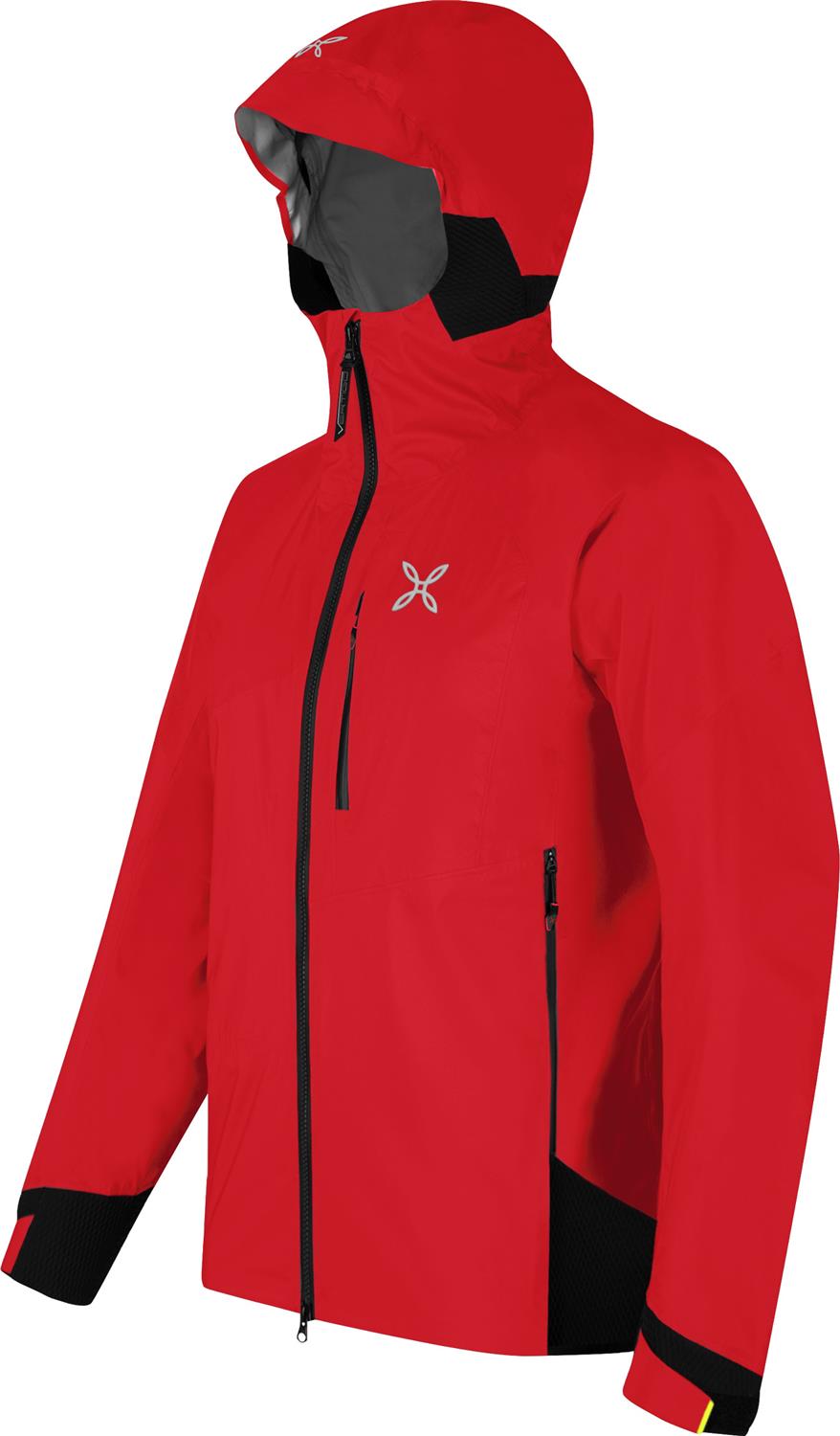 Montura - VERTIGO 3L JACKET — ROSSO/GIALLO FLUO — Immagine 2