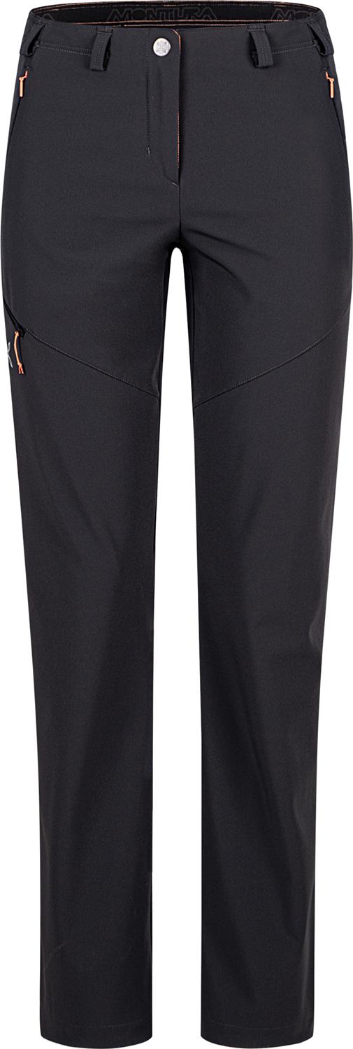 Montura - BREEZE PANTS WOMAN — ANTRACITE/MELON — Vista frontale 1