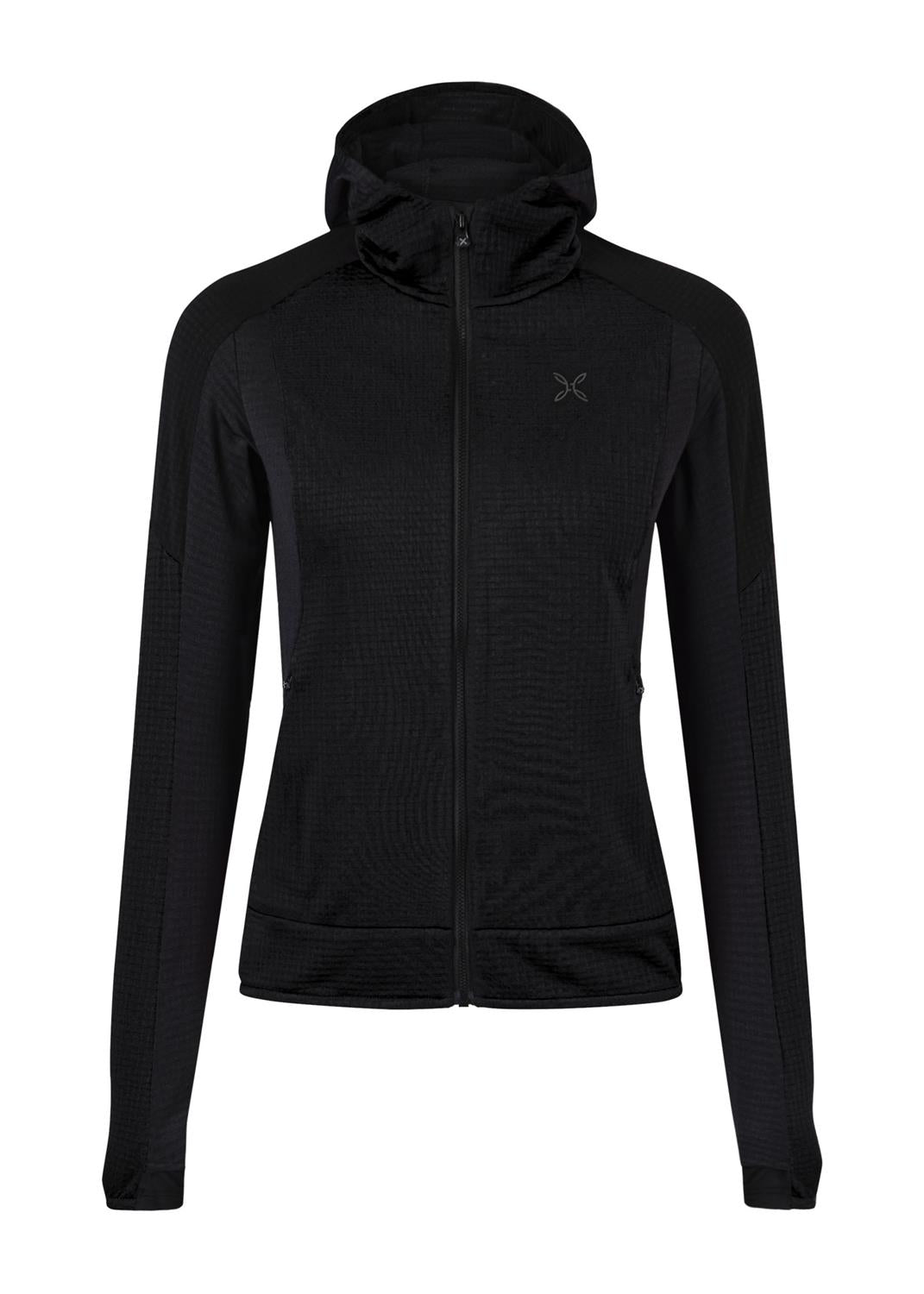 Montura - STRETCH COLOR 2 MAGLIA WOMAN — BLACK — Vista frontale 1