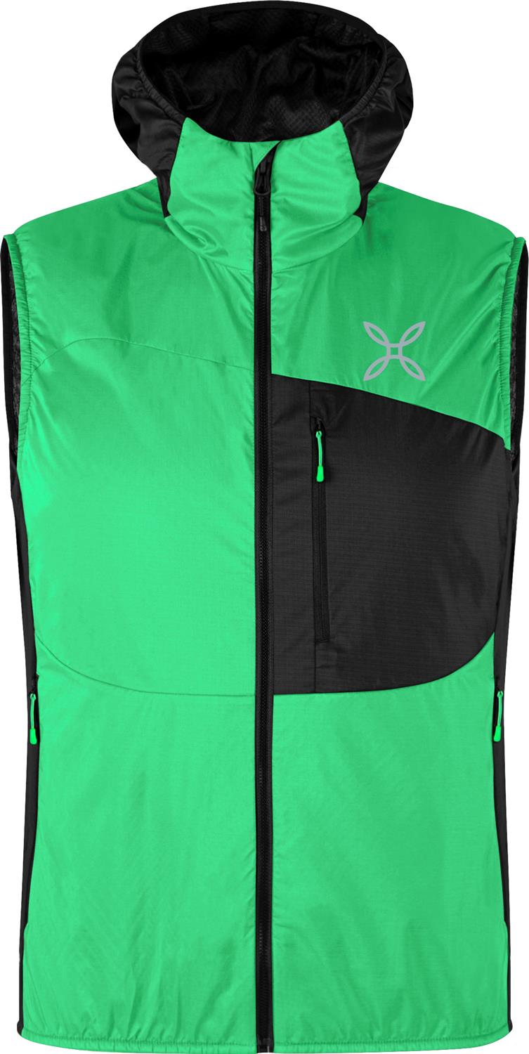 Montura - TRACCIA OCTA HOODED VEST — VIBE GREEN — Vista frontale 1