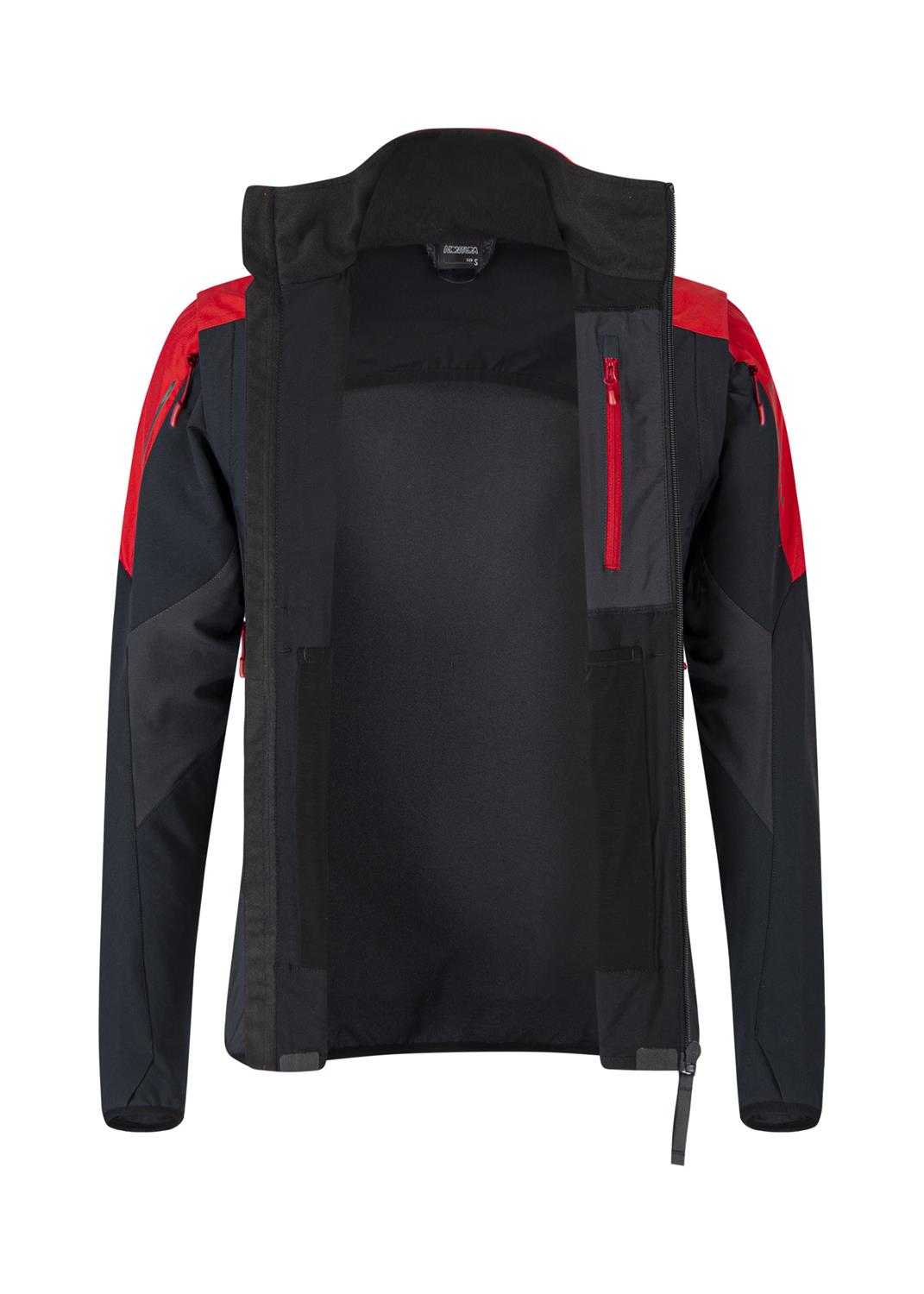 Montura - BRAVE 2 JACKET — NERO/ROSSO — Immagine 5