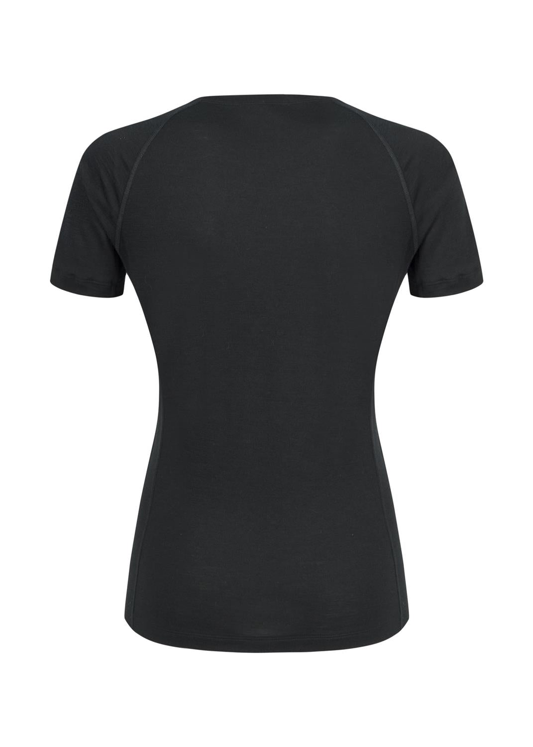 Montura - MERINO CONCEPT T-SHIRT WOMAN — BLACK — Vista posteriore 2