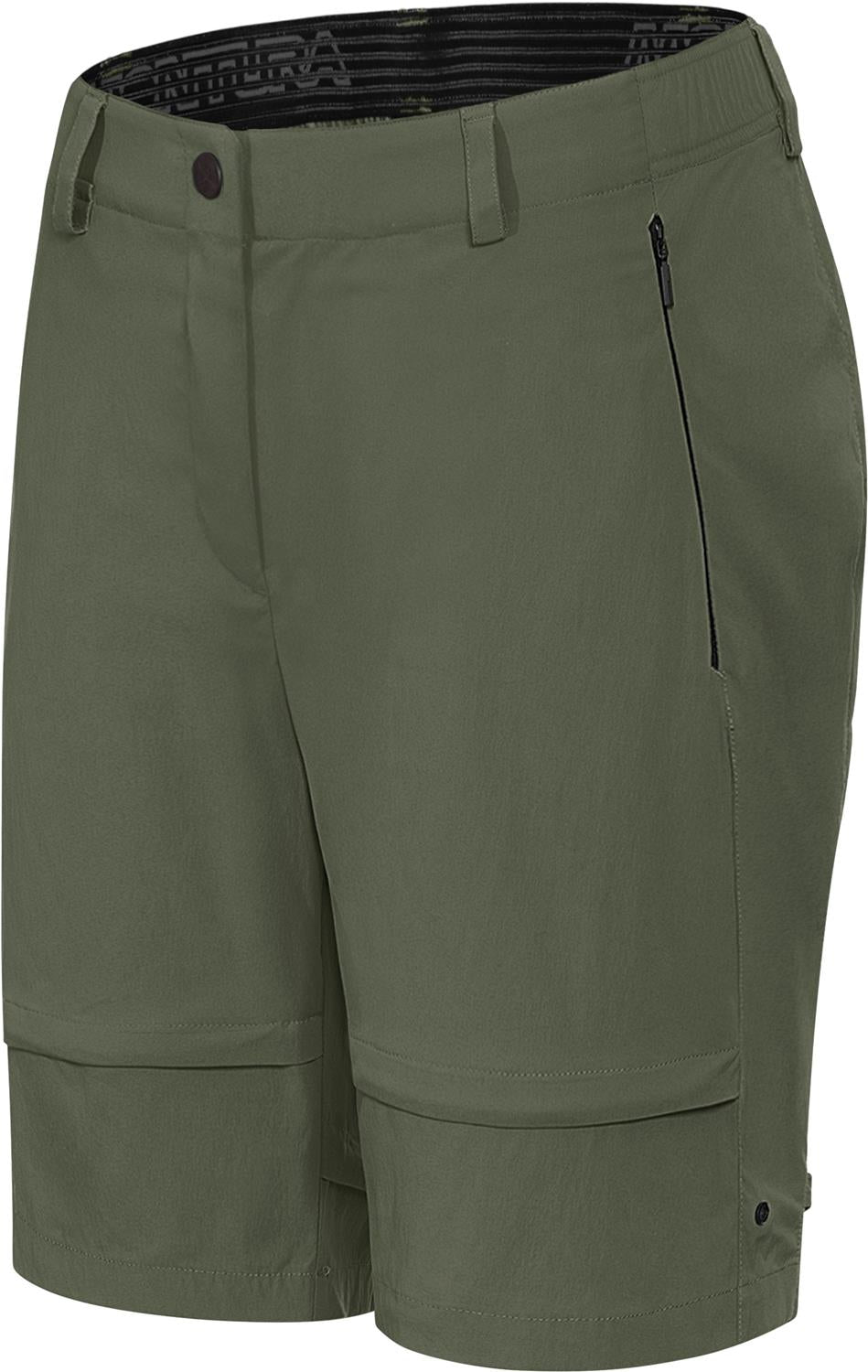 Montura - ROUTE ZIP OFF PANTS WOMAN — VERDE SALVIA — Immagine 2