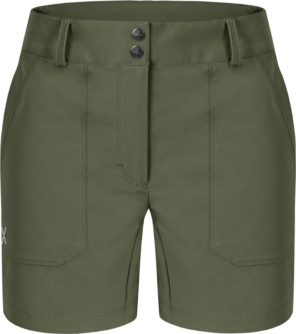 Montura - SARZANA SHORTS WOMAN — VERDE SALVIA — Vista frontale 1
