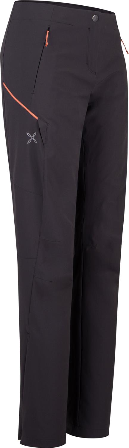 Montura - OCTA HYBRID PANTS WOMAN — ANTRACITE/MELON — Immagine 2