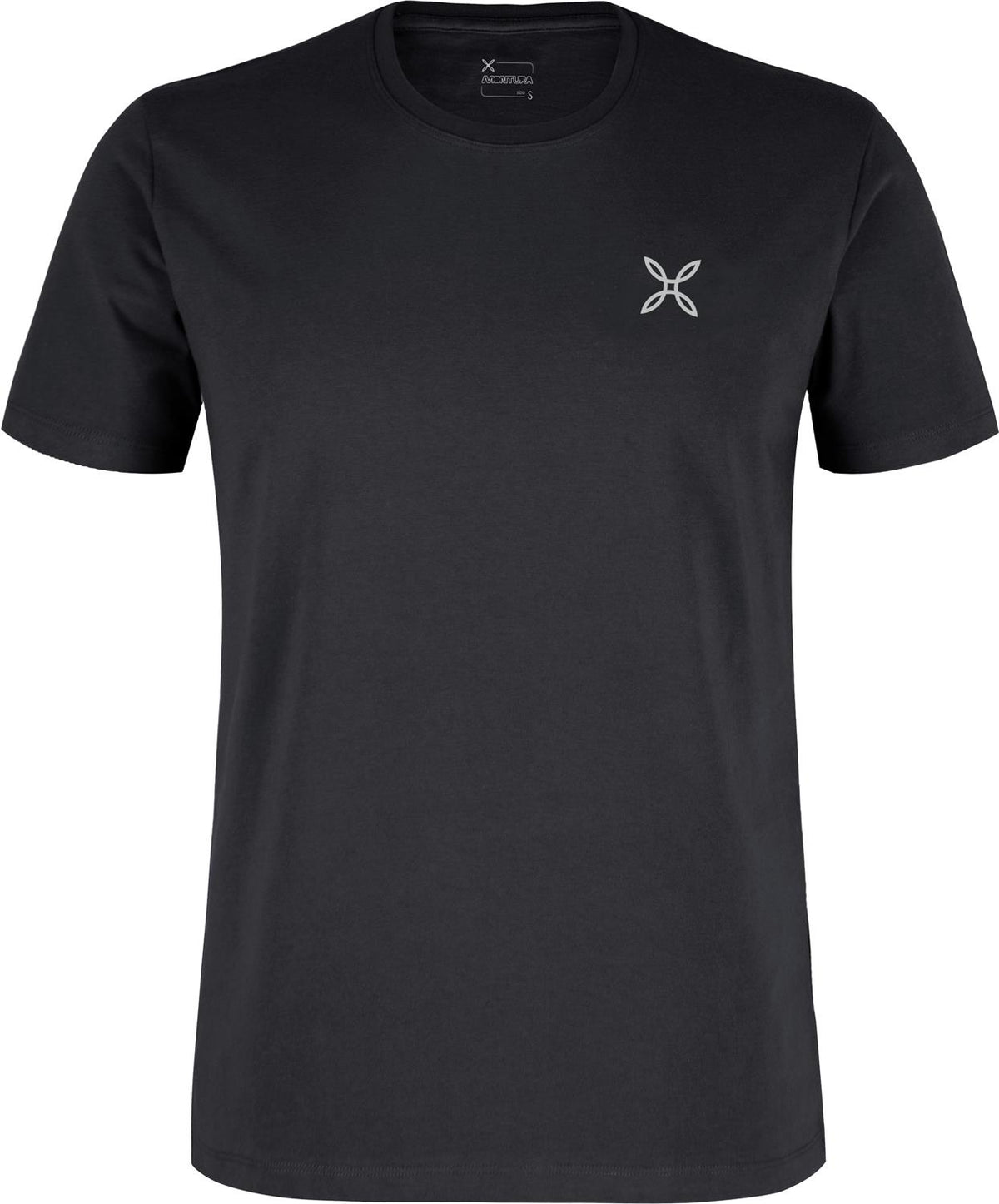 Montura - BASIC LOGO T-SHIRT — BLACK — Vista frontale 1