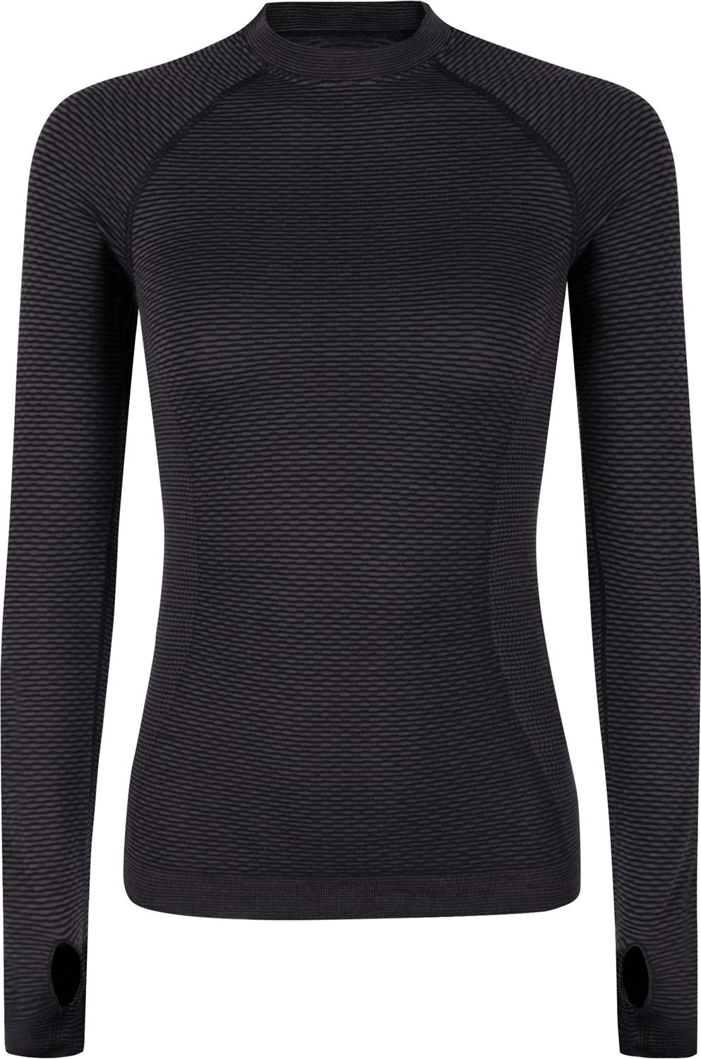 Montura - SEAMLESS MERINO 2 MAGLIA WOMAN — BLACK — Vista frontale 1