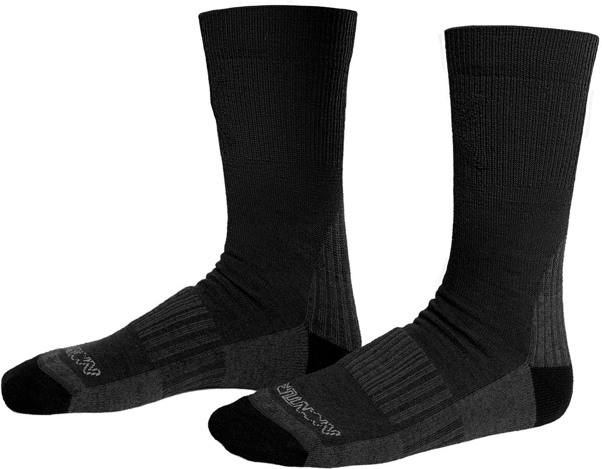 Montura - MERINO MIX MID SOCKS — BLACK — Vista frontale 1