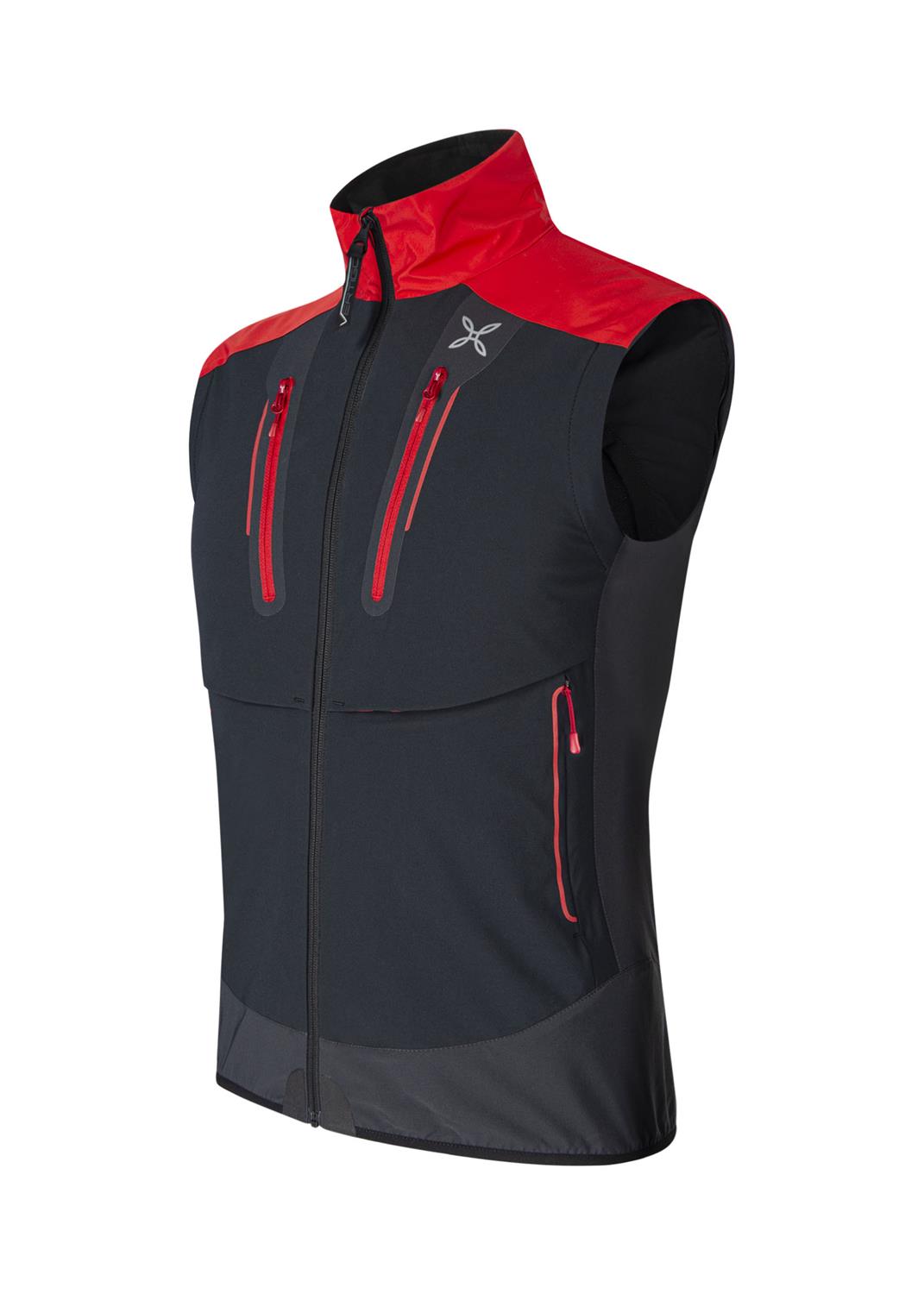 Montura - BRAVE 2 JACKET — NERO/ROSSO — Immagine 4