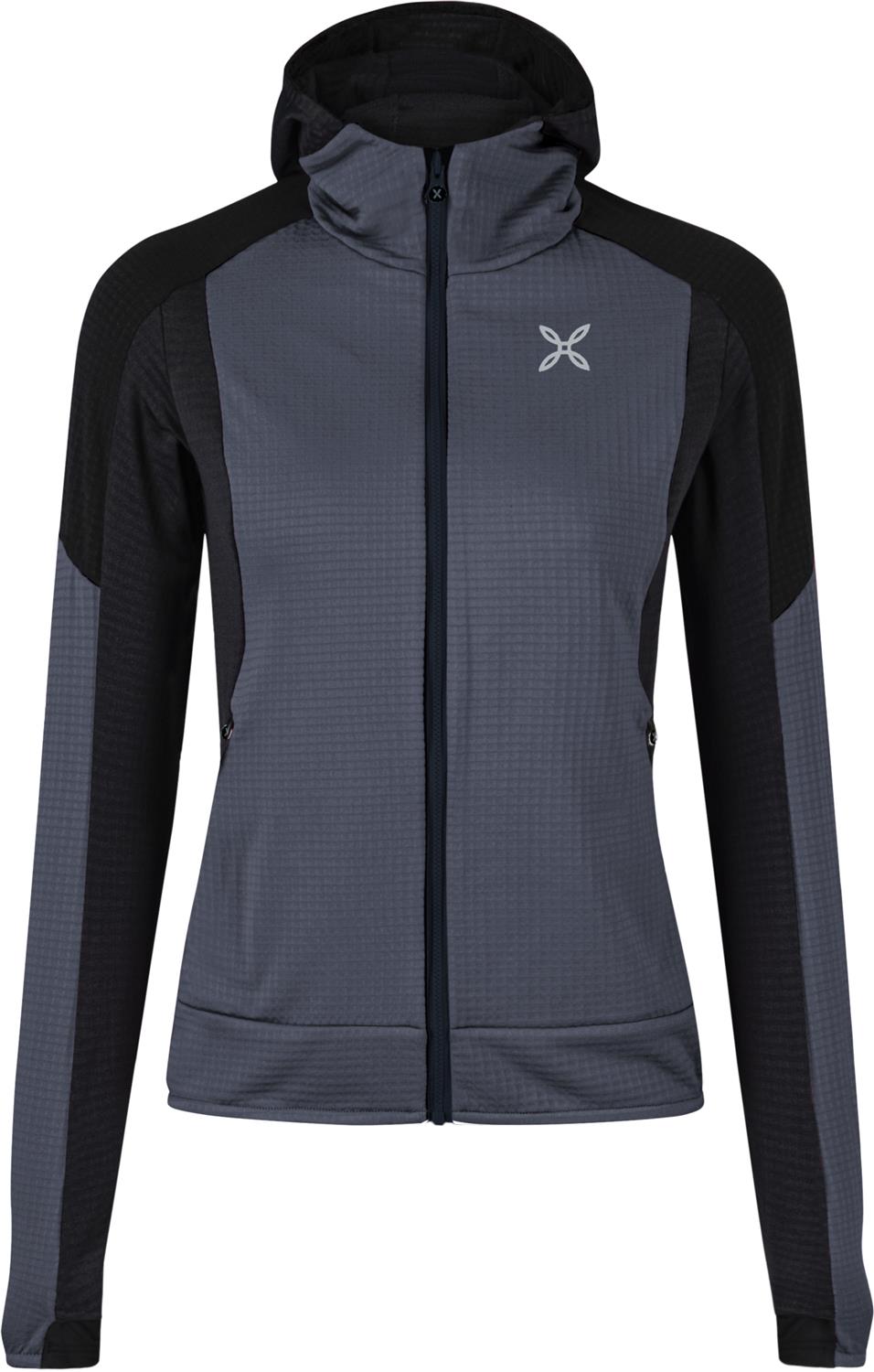 Montura - STRETCH COLOR 2 MAGLIA WOMAN — GRAPHITE BLUE — Vista frontale 1