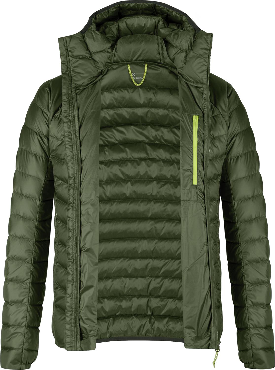 Montura - BREEZE HOODED DUVET JACKET — VERDE SALVIA/SUNNY LIME — Immagine 4