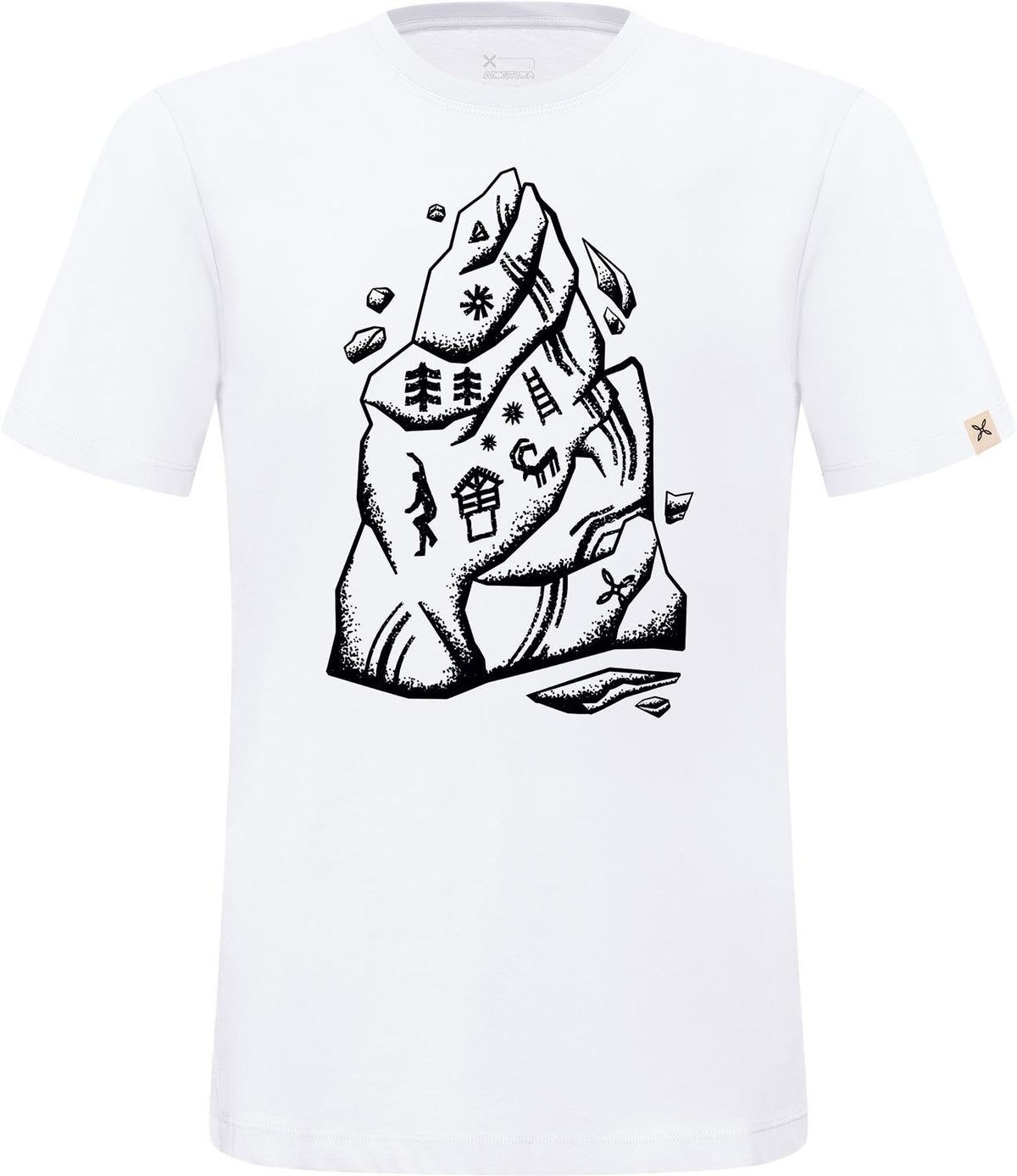 Montura - SPIRE T-SHIRT — WHITE — Vista frontale 1