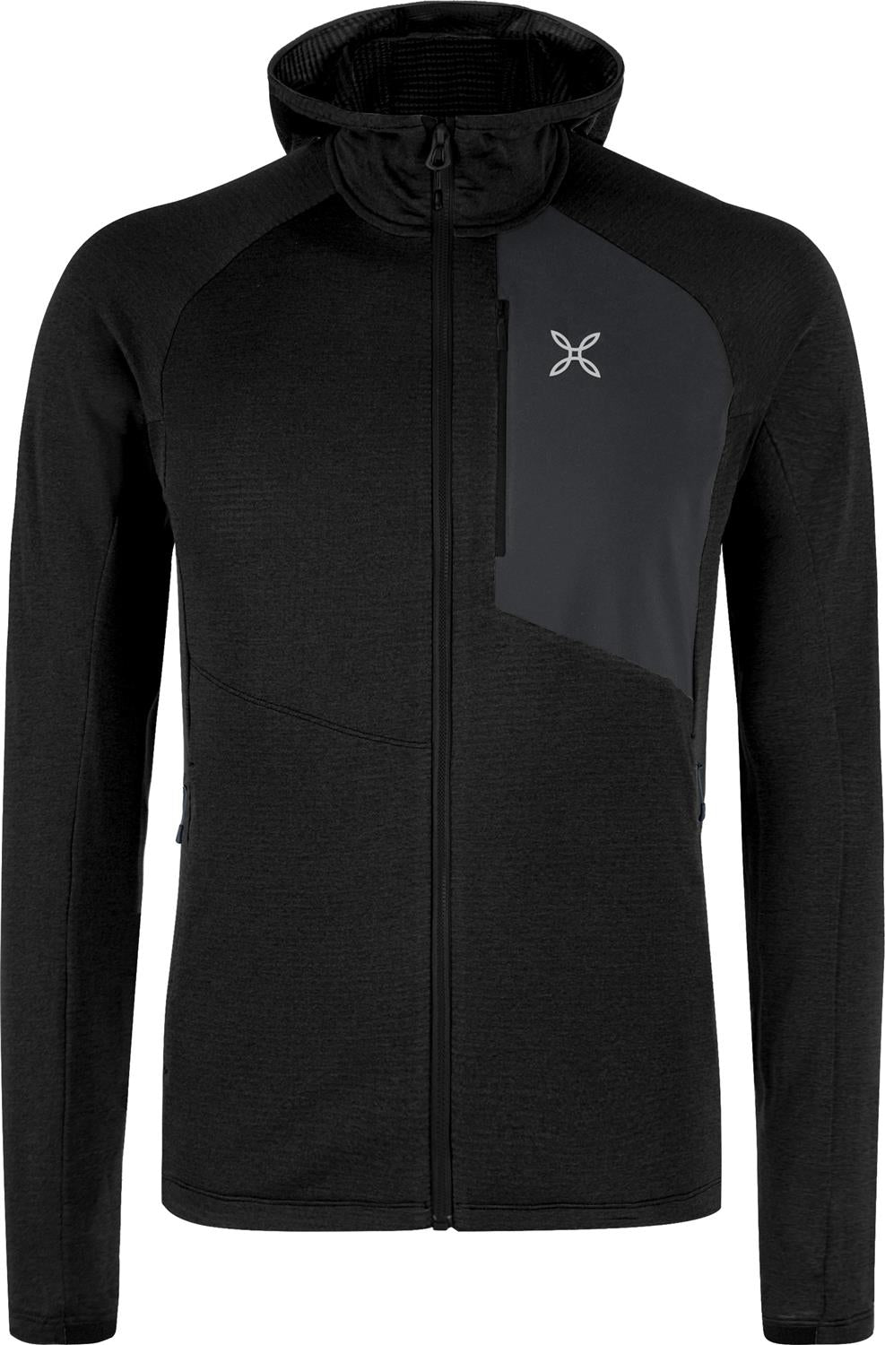 Montura - VERTIGO POWER GRID H.MAGLIA — BLACK — Vista frontale 1