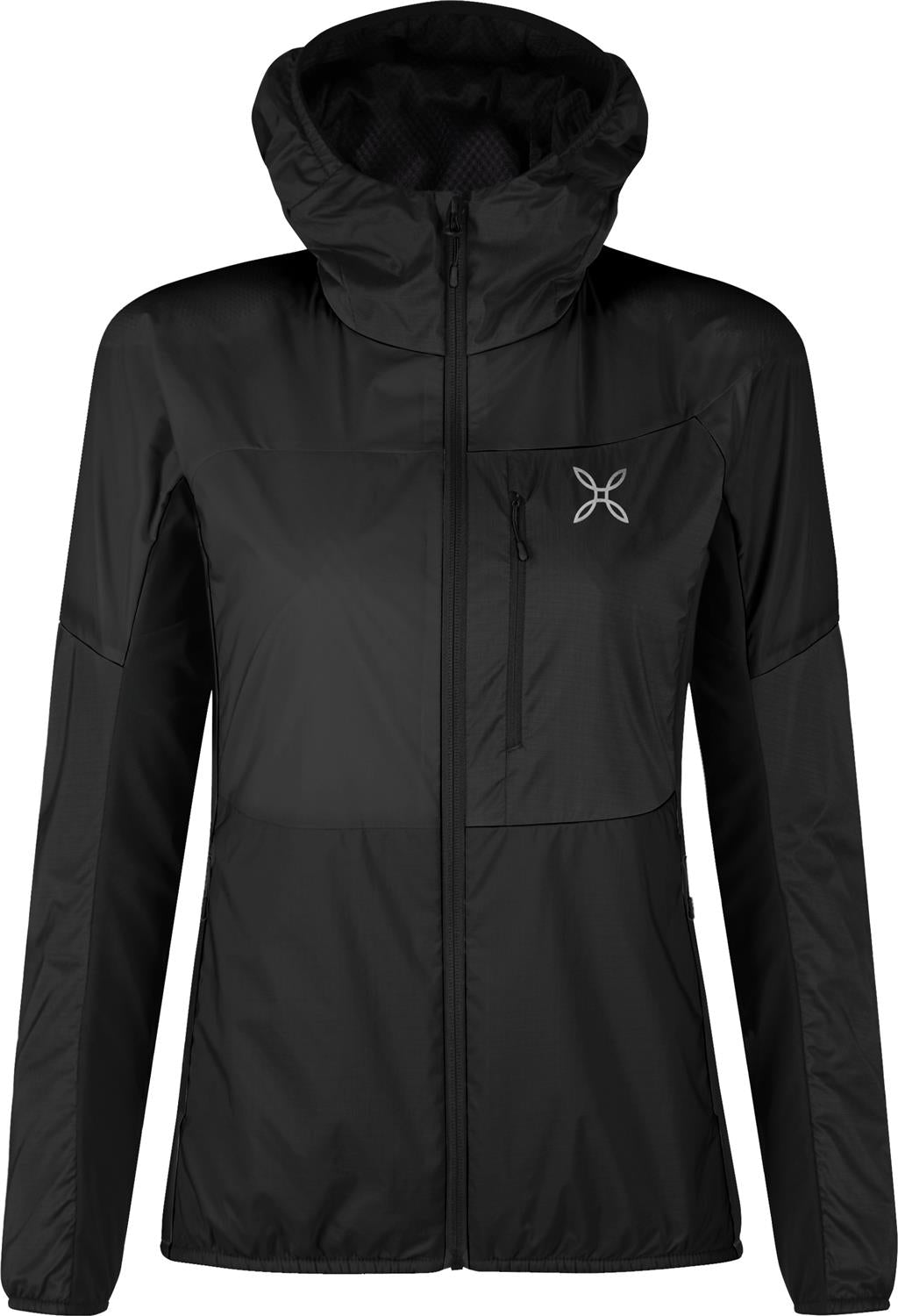 Montura - TRACCIA OCTA HOODED JACKET WOM — BLACK — Vista frontale 1