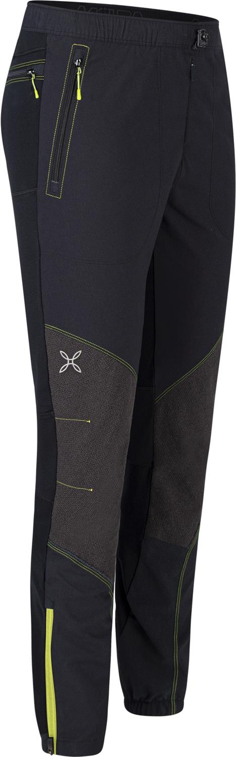 Montura - VERTIGO PANTS — BLACK/SUNNY LIME — Immagine 2