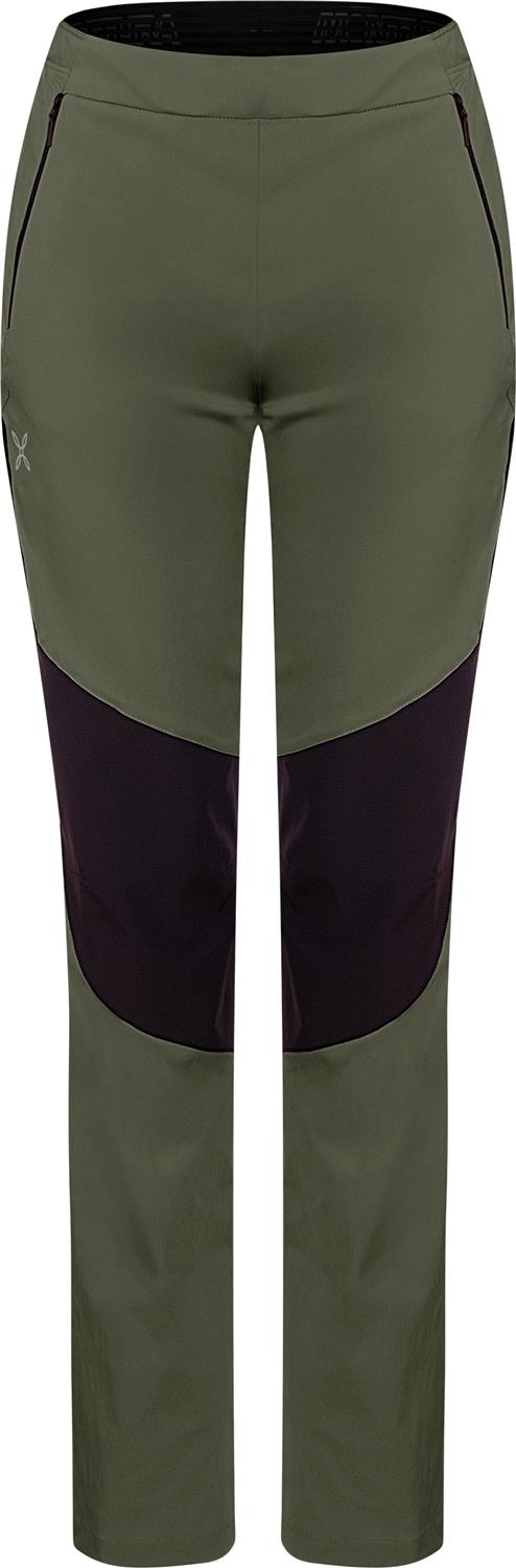Montura - ROUTE MIX PANTS WOMAN — VERDE SALVIA — Vista frontale 1