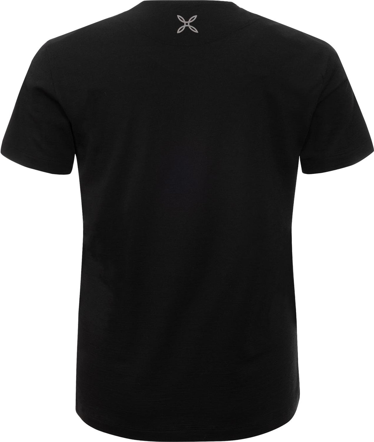 Montura - LOGO MERINO T-SHIRT — BLACK — Vista posteriore 2
